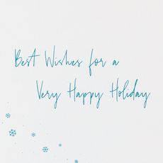 Best Wishes Christmas Boxed Cards with Envelopes, 8-Count