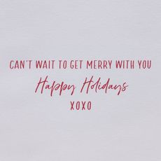 Get Merry With You Christmas Greeting Card for Husband