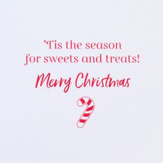 Sweets and Treats Christmas Greeting Card