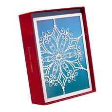 Best Wishes Christmas Boxed Cards with Envelopes, 8-Count