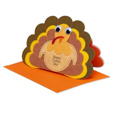 Let the Gobbling Begin Thanksgiving Greeting Card for Kids Image 4