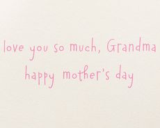 Love You So Much Mother's Day Greeting Card for Grandma image 3