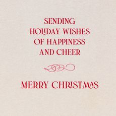 Happiness and Cheer Christmas Card