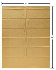 Gold Holiday Tissue Paper for Gifts, 4-Sheets Image 3