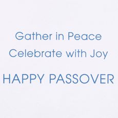 Celebrate with Joy Passover Greeting Card - Designed by House of Turnowsky Image 3