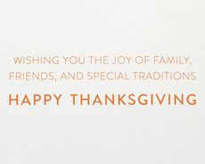 Blessed Happy Thanksgiving Greeting Card Image 3