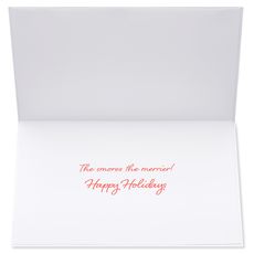 The s'mores the merrier! Christmas Greeting Card