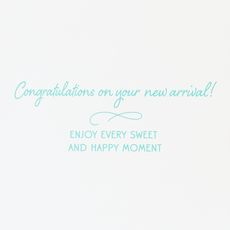 Sweet and Happy Moment Baby Shower Greeting Card