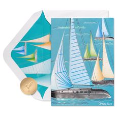 Smooth Sailing Birthday Greeting Card Image 1