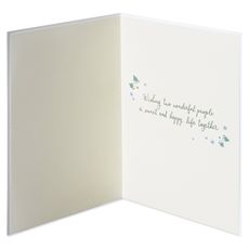 Two Wonderful People Wedding Greeting Card