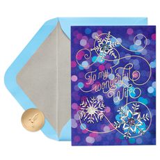 The Sweetest Part Christmas Greeting Card for Wife