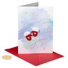 Perfect Pair Romantic Christmas Greeting Card Image 4