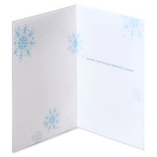 Sparkles and Shines Religious Christmas Greeting Card - Designed by Turnowsky 