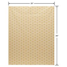 Winter Wonderland Gold Holiday Tissue Paper, 18 Sheets Image 4