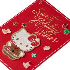 Enjoy Every Moment Hello Kitty Christmas Greeting Card