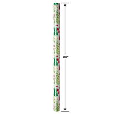 Christmas Trees and Candy Canes Holiday Wrapping Paper Set, 2 Rolls, 2 Ribbons, 5 Tags, 12 Labels Image 6