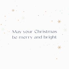 Merry and Bright Christmas Boxed Cards with Envelopes, 20-Count