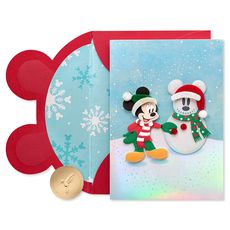 Merriest Season Ever Disney Christmas Greeting Card Image 1