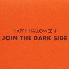 The Darkside Star Wars Halloween Greeting Card Image 3