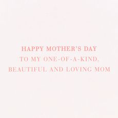 One-of-a-Kind Mothers Day Greeting Card Image 3