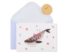 Whale Thanks Thank You Note Cards with Envelopes, 14-Count Image 1