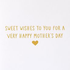 Sweet Wishes to You Mother's Day Greeting Card Image 3