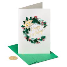 Warmest Wishes Christmas Greeting Card