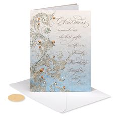 Cherish and Remember Christmas Greeting Card Image 4
