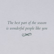 Wonderful People Like You Christmas Greeting Card