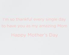 My Amazing Mom Mother's Day Greeting Card Image 3