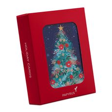 Merry and Bright Christmas Boxed Cards with Envelopes, 20-Count