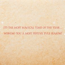 Most Festive Yule Season Harry Potter Christmas Greeting Card Image 3