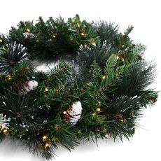 Wreath Carolina Pine Frosted