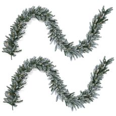 Garland Blue Spruce Frosted