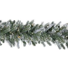 Garland Blue Spruce Frosted