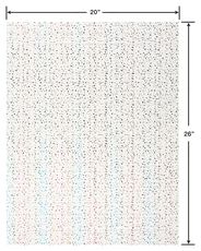 Rainbow Confetti Tissue Paper, 4 Sheets Image 3