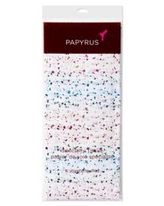 Rainbow Confetti Tissue Paper, 4 Sheets Image 5