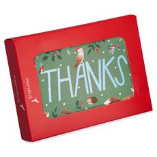 Woodland Thank You Holiday Boxed Cards, 12-Count Image 7