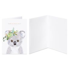 Flowers Blank Thank You Card Pack, 4-Count Image 2