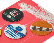 Merry Force Be with You Star Wars Christmas Boxed Cards - Glitter-Free, 8-Count Image 4