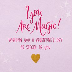 You Are Magic Valentines Day Greeting Card for Granddaughter Image 4