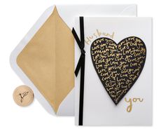 Heart Valentine’s Day Greeting Card for Husband Image 1