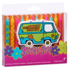 Scooby-Doo Mystery Machine Cake Topper Birthday Candles, 13-Count Image 3
