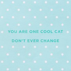 One Cool Cat Birthday Greeting Card Image 3