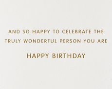 Truly Wonderful Person Birthday Greeting Card for BrotherImage 1