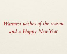 Warmest Wishes Christmas Greeting Card Image 3