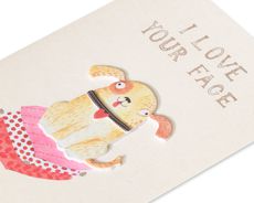 Love Your Face Funny Valentine's Day Greeting Card Image 5
