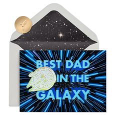 May The Force Be With You Star Wars Father's Day Greeting Card Image 1