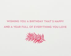 Tropical Birthday Greeting Card Image 1