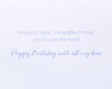 Scalloped Sister Birthday Greeting CardImage 4